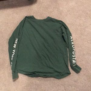Long sleeve olive green shirt